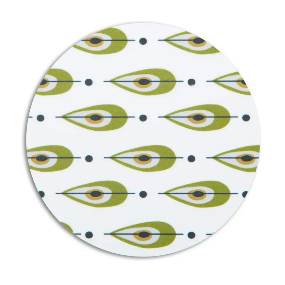 High Pears 1 pannenonderzetter 21 cm, Olijfgroen