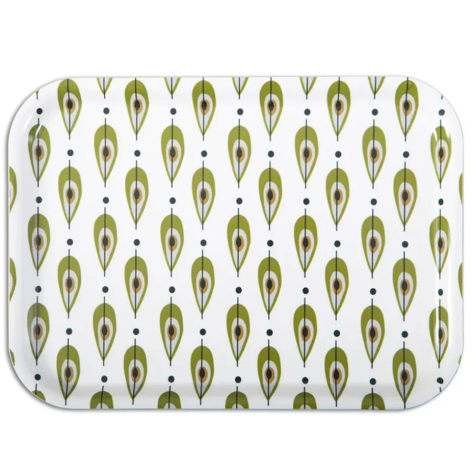 High Pears dienblad olijfgroen, 36x28 cm