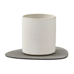 Hippo onderzetter (glazen) curve, antraciet