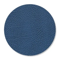 Hippo onderzetter (glazen) circle, marineblauw