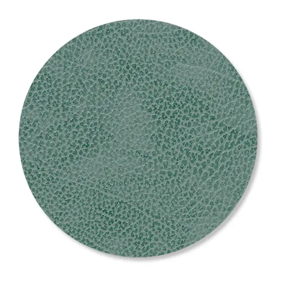Hippo onderzetter (glazen) circle, pastelgroen