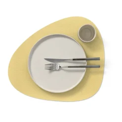 Hippo placemat curve, Goud