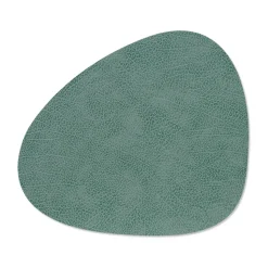 Hippo placemat curve M, Pastel green