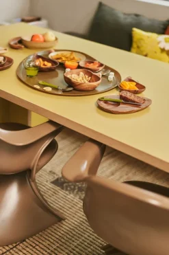 HKliving serveerschaal Avocado, Brown