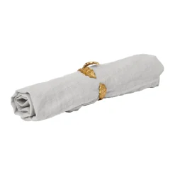 Holly leaf servetring Ø5,3 cm 4-pack, Brass