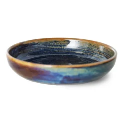 Home Chef diep bord large Ø21,5 cm, Rustic blue