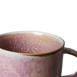 Home Chef mok met oor 32 cl, Rustic pink