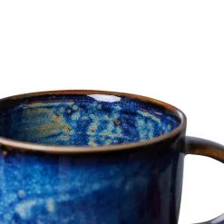 Home Chef mok met oor 32 cl, Rustic blue