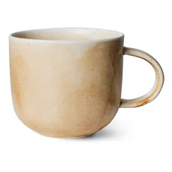Home Chef mok met oor 32 cl, Rustic cream-brown