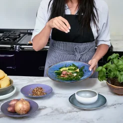 Home Chef pastabord Ø28,5 cm, Rustic blue