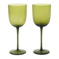 Host wittewijnglas 30 cl 2-pack, Mosgroen