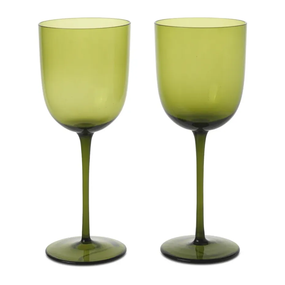 Host wittewijnglas 30 cl 2-pack, Mosgroen