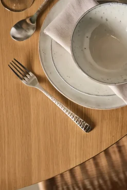 Hune bestek 16-delig, Brushed satin hammered