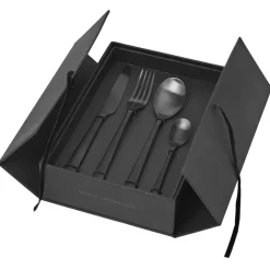Hune bestek 16-delig, titanium mat zwart