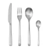 Hune bestekset brushed satin 4-delig, Roestvrij staal