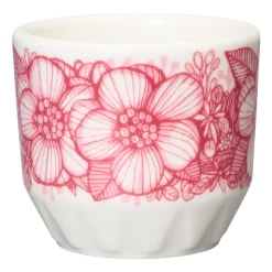 Huvila eierdop 2-pack, Roze-wit