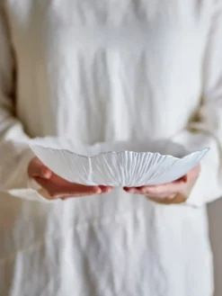 Iani schaal glas Ø26 cm, Wit