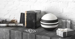 Iconic La Boule servies 7-delig, Zwart-wit