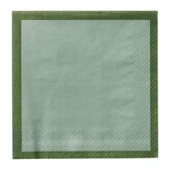 Iittala papieren servet, Bosgroen-mint, 33 cm, 20-pack