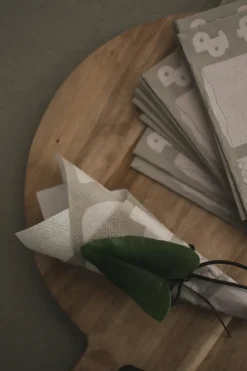 Illustration papieren servet 33x33 cm 20-pack, Beige