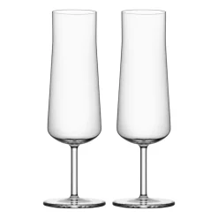 Informal champagneglas 22 cl 2-pack, Transparant