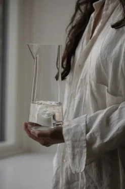 Informal karaf met schaaltje 1 L, Transparant