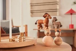 Inka houten dienblad rond Ø30 cm, Nature