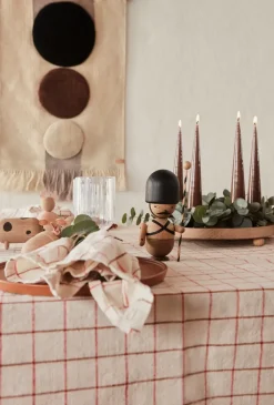 Inka houten dienblad rond Ø30 cm, Nature