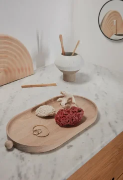 Inka houten dienblad 18x34 cm, Nature