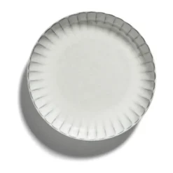 Inku high bord M Ø21 cm 2-pack, White