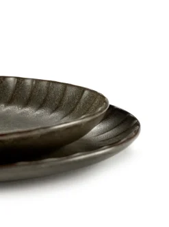 Inku ovale serveerschaal M 15,4x22 cm, Green