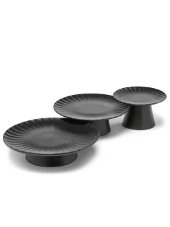 Inku taartschotel L Ø24 cm, Black