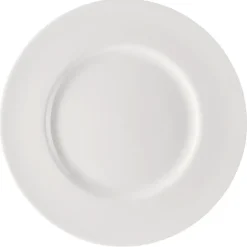 Jade Rim bord 27 cm, Wit