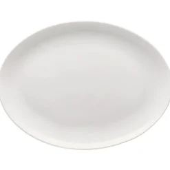 Jade serveerschotel 35 cm, Wit