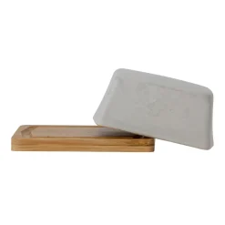 Josefine botervloot met schotel, Grijs