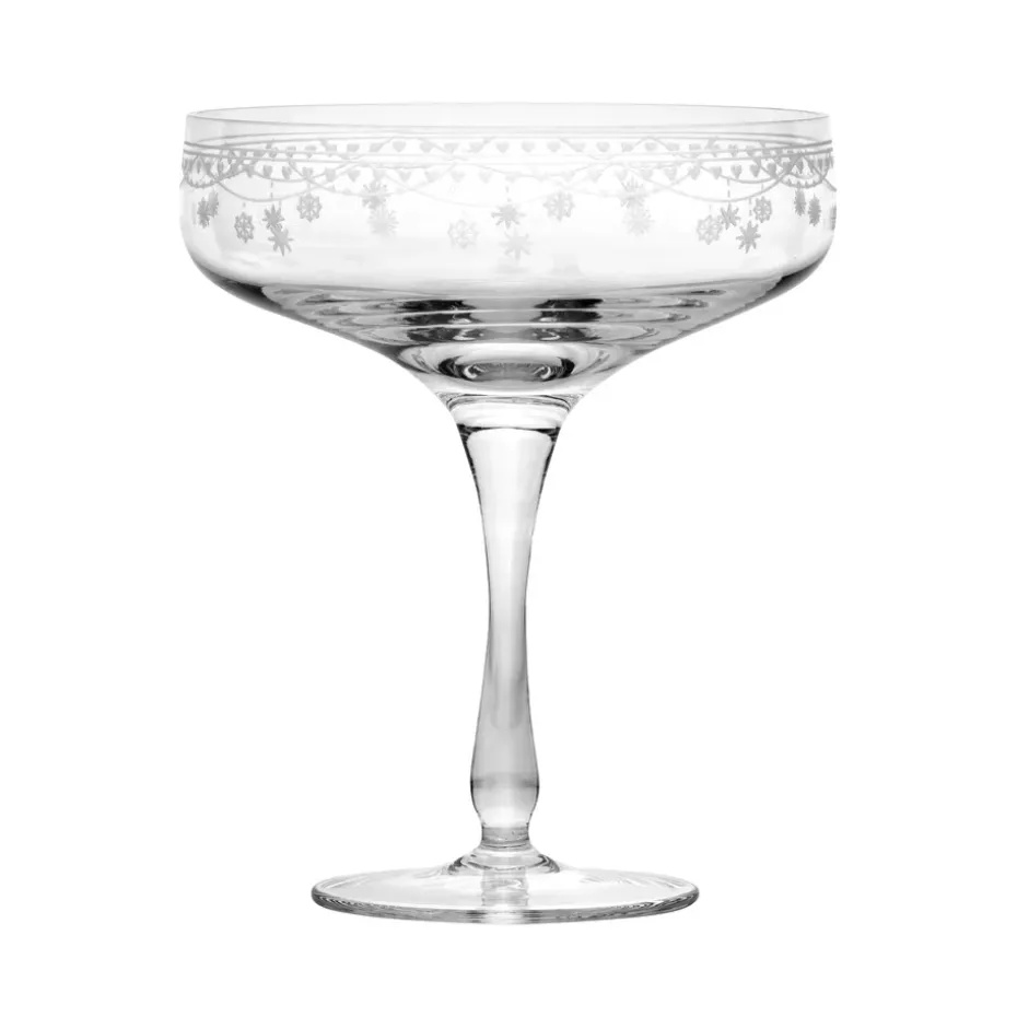 Julemorgen champagneglas, 20 cl