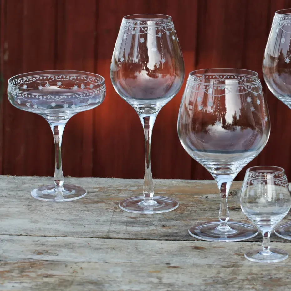 Julemorgen champagneglas, 20 cl