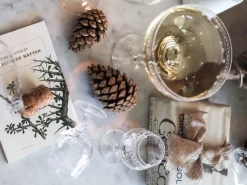 Julemorgen champagneglas, 20 cl