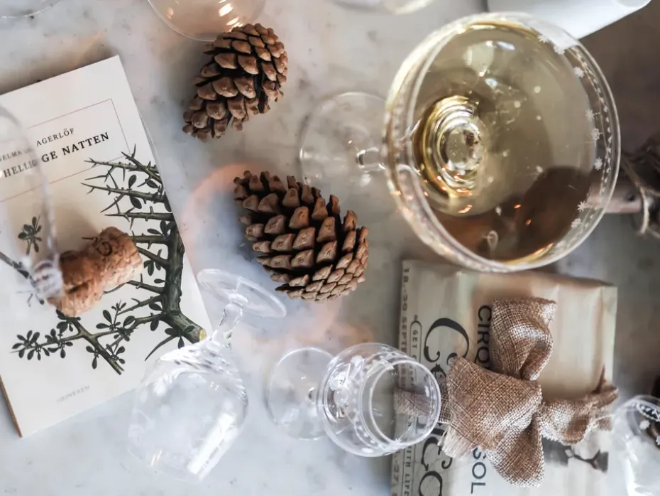 Julemorgen champagneglas, 20 cl