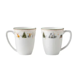 Julemorgen glühweinmok 2-pack, Wit-multi