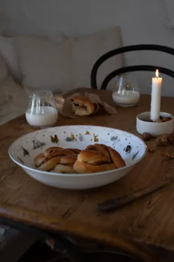 Julemorgen serveerschaal laag, Ø27 cm