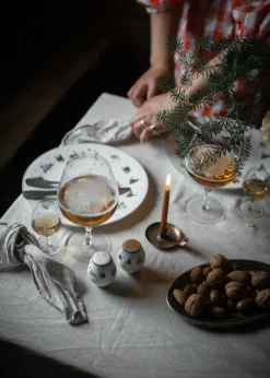 Julemorgen Story zout- & peperstel 2-delig, Wit