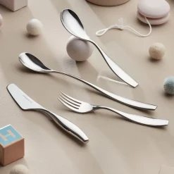 Julie kinderbestek 4-delig, Roestvrij staal