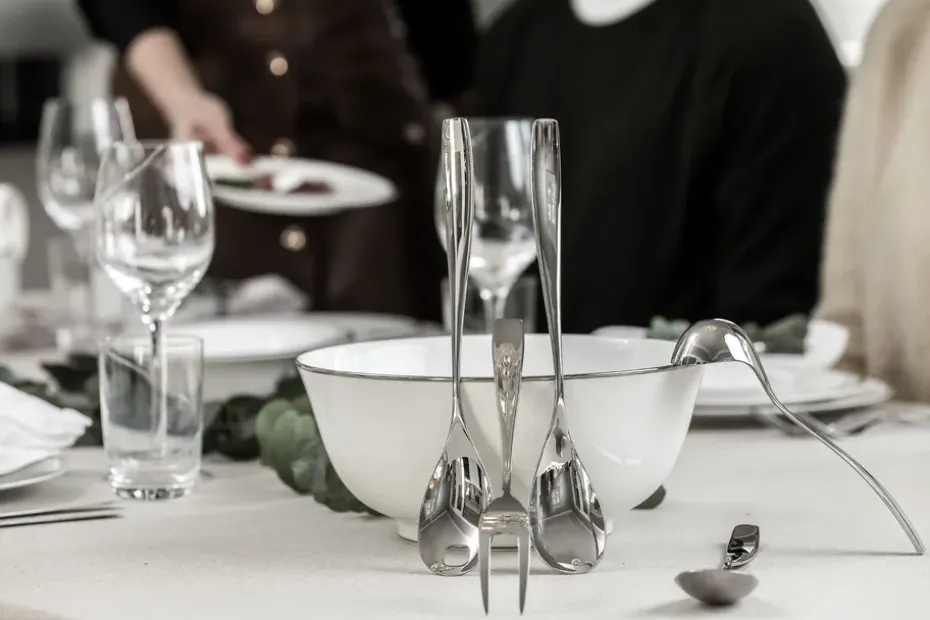 Julie serveerset 5-delig, Roestvrij staal