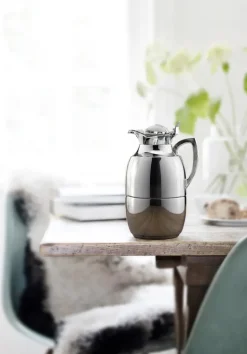 Juwel thermoskan 1 l, Verchroomd roestvrij staal