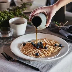 Kalk bord 28 cm 4-pak, wit