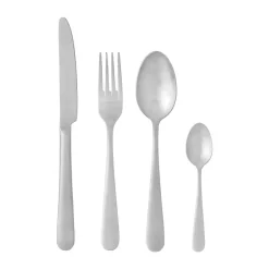 Karma bestekset 4 delen, Mat roestvrij staal