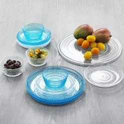 Kastehelmi bord klein - Ø24,8 cm, clear (helder)