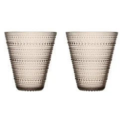 Kastehelmi glas 30 cl, 2-pack, Linnen