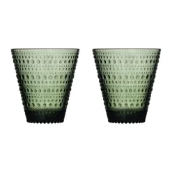 Kastehelmi glas 30 cl, 2-pack, Dennengroen